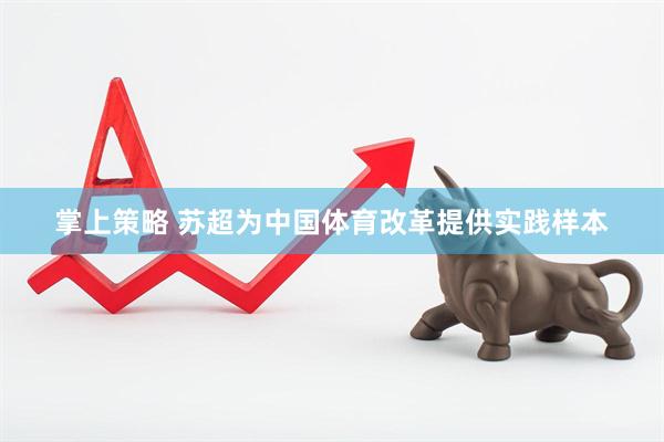 掌上策略 苏超为中国体育改革提供实践样本
