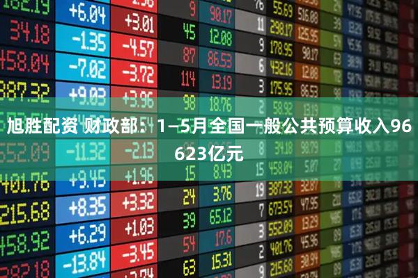 旭胜配资 财政部：1—5月全国一般公共预算收入96623亿元